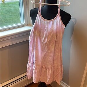 Abercrombie Kids Light Pink and White Tie Dye Dress, size 11/12